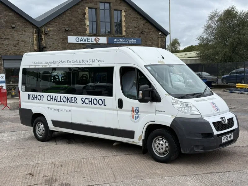 Gavel Auctioneers Ltd - Online Auction of 2014 Ford Transit 17-Seater Minibus, 28K miles and 2008 Peugeot Boxer 17-Seater Minibus, 31K Miles - Auction Image 1