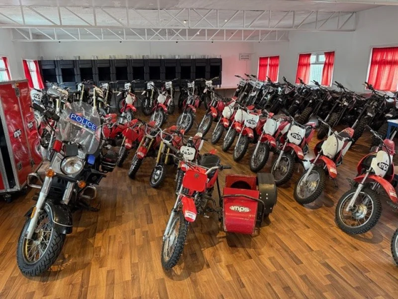 G J Wisdom & Co - Contents of Motorcycle Display Team at Auction - Auction Image 5