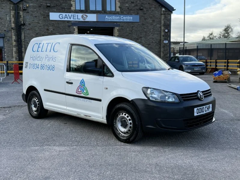 Gavel Auctioneers Ltd - 2013 Volkswagen Caddy C20 TDI 75 Panel Van at Auction - Auction Image 1