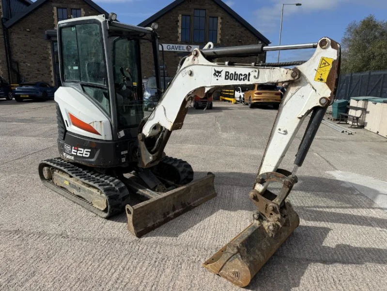 Gavel Auctioneers Ltd - Stolen Recovered 2019 Bobcat E26 Excavator at Auction - Auction Image 2