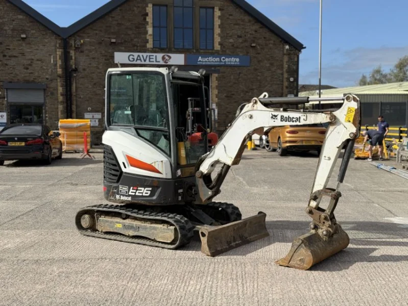 Gavel Auctioneers Ltd - Stolen Recovered 2019 Bobcat E26 Excavator at Auction - Auction Image 1