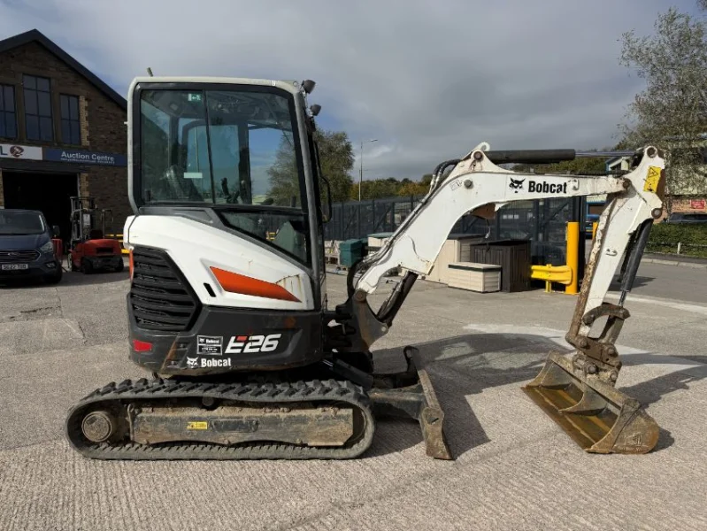 Gavel Auctioneers Ltd - Stolen Recovered 2019 Bobcat E26 Excavator at Auction - Auction Image 5