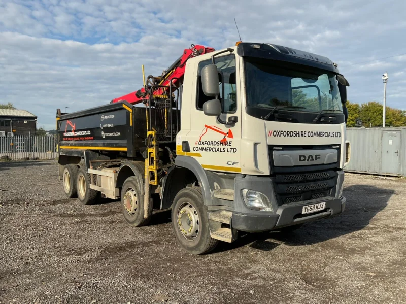 BPI Auctions - 2018 DAF CF410 FAD Tipper Grab Truck & 2016 Iveco Trakker AD340T36 Tipper Lorry Auction - Auction Image 1