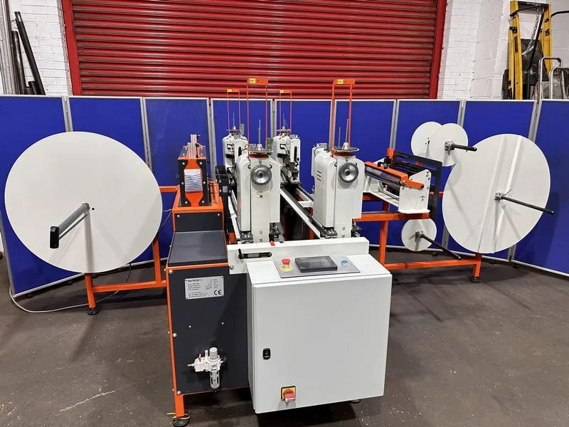 Cottrill & Co - 2022 Mattresstek Taktek-4 STD Simulated Side Stitch Machine at Auction - Auction Image 1