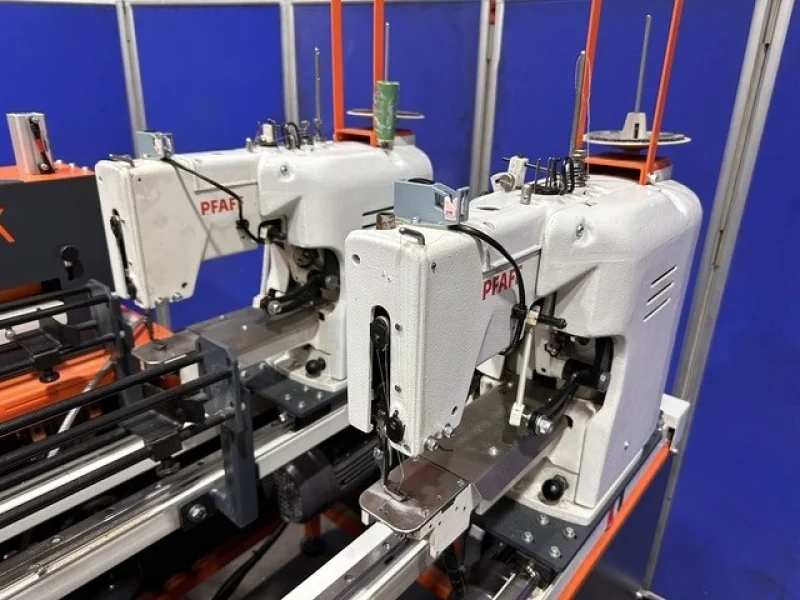 Cottrill & Co - 2022 Mattresstek Taktek-4 STD Simulated Side Stitch Machine at Auction - Auction Image 4