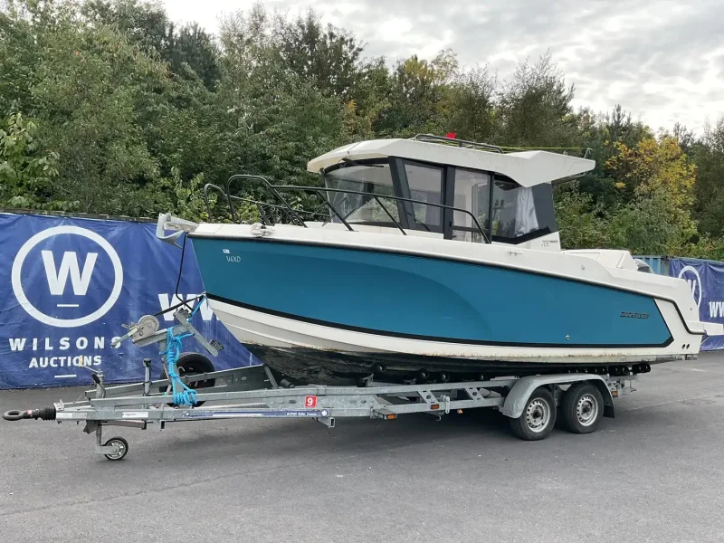 Wilsons Auctions - Dublin 22 - Unreserved Auction of A Quicksilver 705 Pilothouse Fishing Boat & Marine Accessories - Auction Image 1