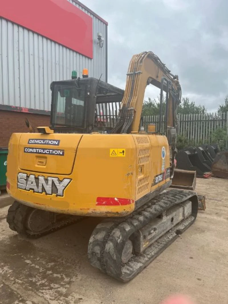Gavel Auctioneers Ltd - Salvage 2023 Sany SY75C 7.5 Ton Tracked Excavator Auction - Auction Image 4