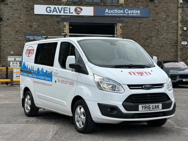Gavel Auctioneers Ltd - 2016 Ford Transit Custom 290 Limited E Crew Cab Panel Van available at Auction - Auction Image 1