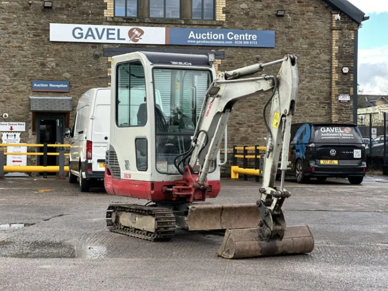Gavel Auctioneers Ltd - Stolen Recovered 2018 Takeuchi TB219A Tracked Excavator Auction - Auction Image 1