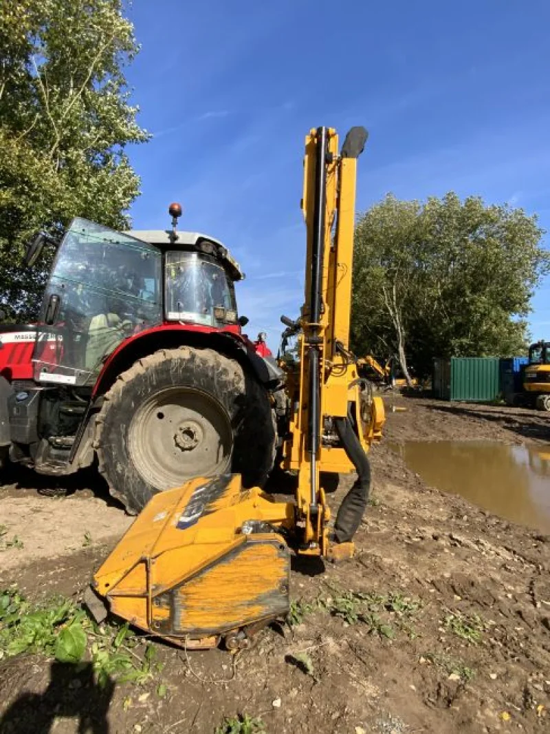 Gavel Auctioneers Ltd - Salvage 2024 Shelbourne Reynolds 7060T Tractor Mounted Hedge Cutter Attachment Auction - Auction Image 1