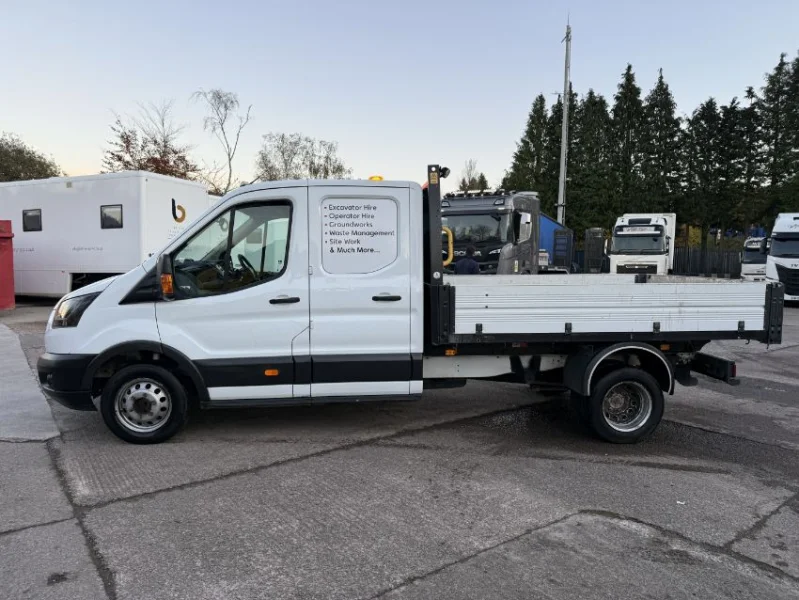 European Valuations - 2019 Ford Transit Crew Cab Tipper Auction - Auction Image 3
