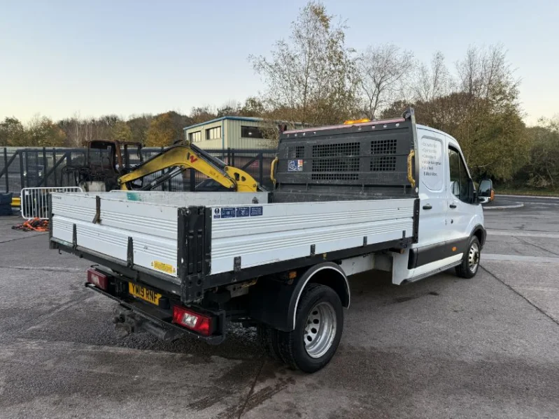 European Valuations - 2019 Ford Transit Crew Cab Tipper Auction - Auction Image 5