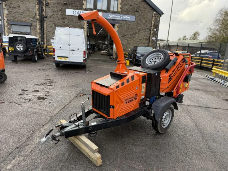 Gavel Auctioneers Ltd - Stolen Recovered 2022 Timberwolf TW 230HB Towable Petrol, Wood Chipper Auction - Auction Image 2