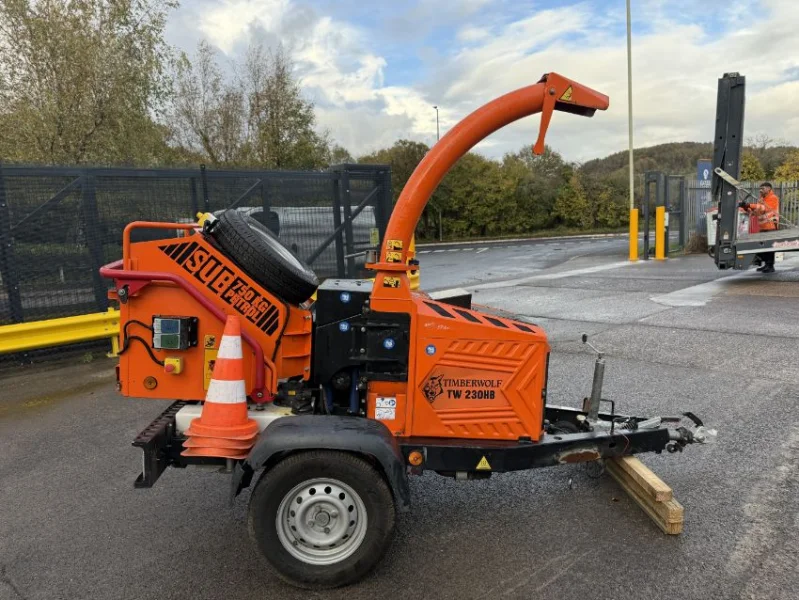 Gavel Auctioneers Ltd - Stolen Recovered 2022 Timberwolf TW 230HB Towable Petrol, Wood Chipper Auction - Auction Image 4