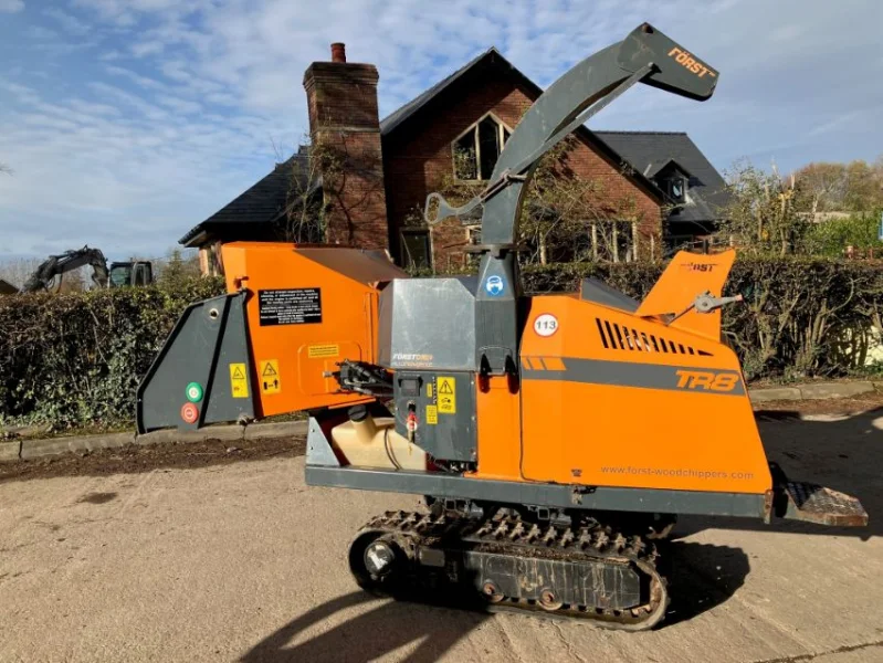 Gavel Auctioneers Ltd - Stolen Recovered 2017 Forst TR8 Tracked Wood Chipper Auction - Auction Image 1