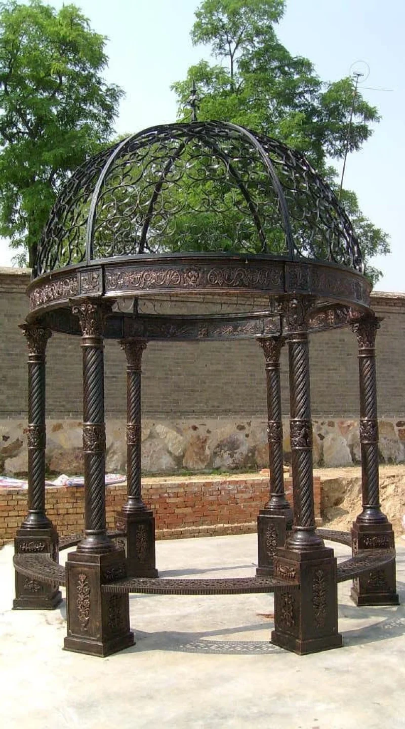 BPI Auctions - Home & Garden Furniture, Statues & Decorations to include Gazebos, Wall Fountains, Firepits, Cast Iron Figures & more at Auction - Auction Image 4