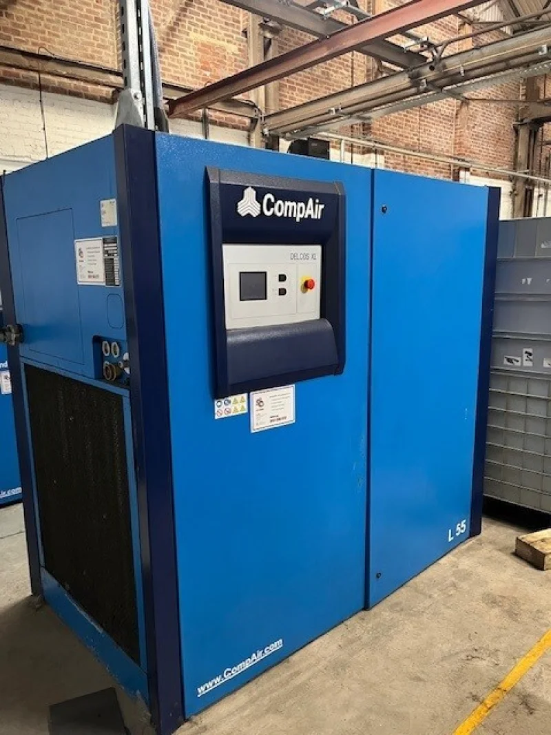 Cottrill & Co - Compair L55 & L90 Air Compressors, Parker Refrigerant Air Dryer, Oil/Water Separator, Air Receiver Auction - Auction Image 1