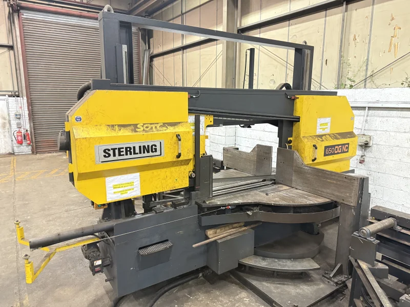 Cottrill & Co - 2022 Large Capacity Sterling STC650 DGSA NC Twin Column Semi-Automatic Horizontal Bandsaw at Auction - Auction Image 4