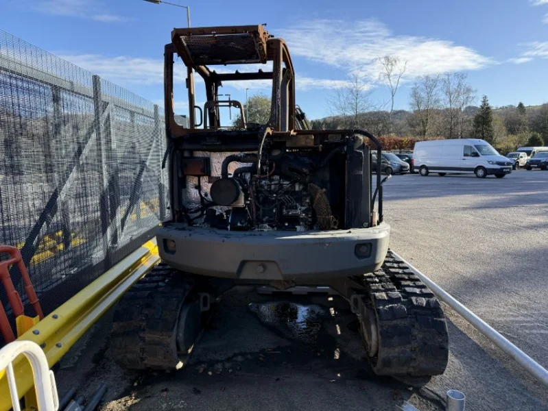 Gavel Auctioneers Ltd - Salvage 2019 Wacker Neuson EZ80 Excavator at Auction - Auction Image 2