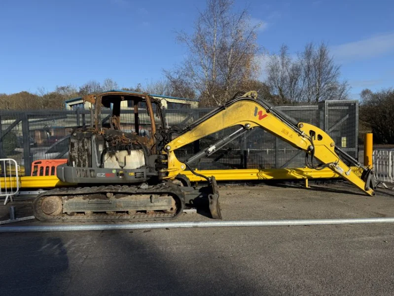 Gavel Auctioneers Ltd - Salvage 2019 Wacker Neuson EZ80 Excavator at Auction - Auction Image 5