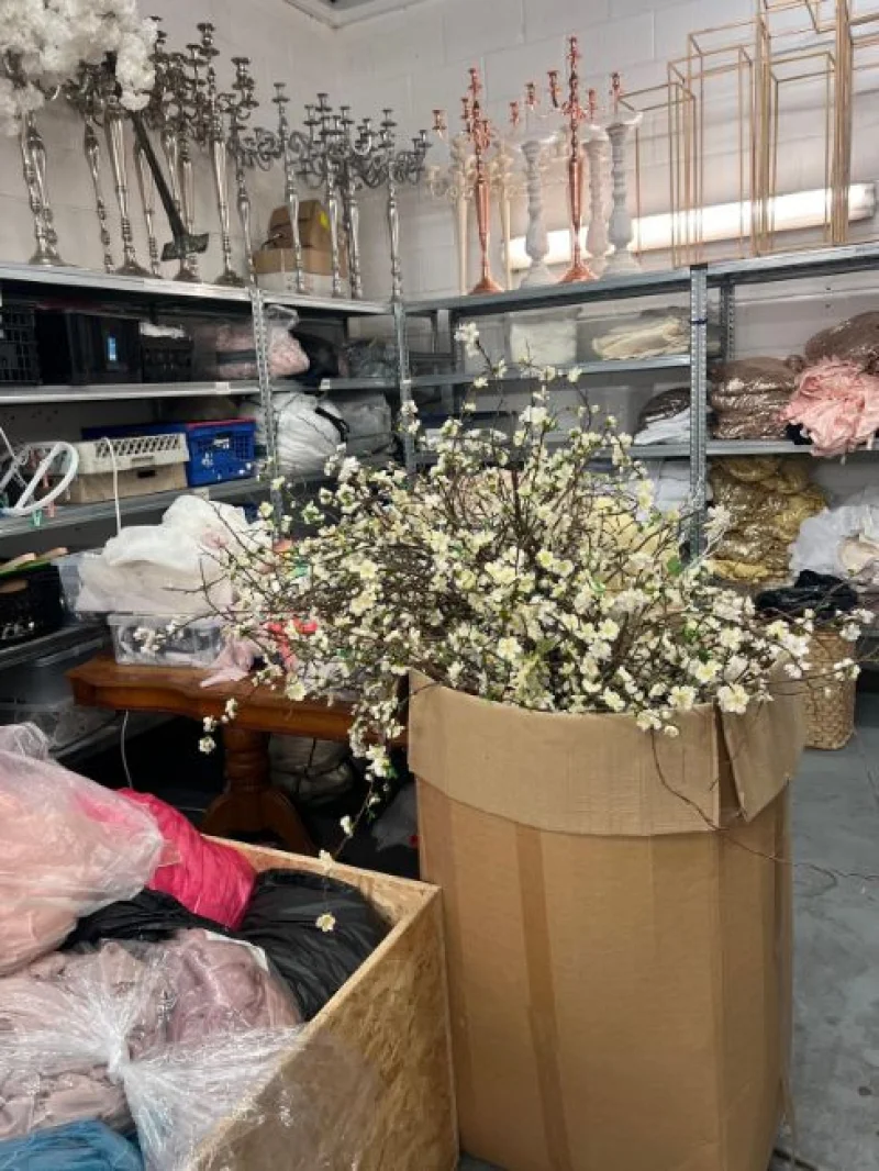 JPS Chartered Surveyors - One Lot Auction - Bulk Reusable Wedding Decor & Associated Stock - Auction Image 5