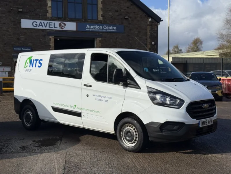 Gavel Auctioneers Ltd - 2019 Ford Transit Custom Crew Cab Van at Auction - Auction Image 1