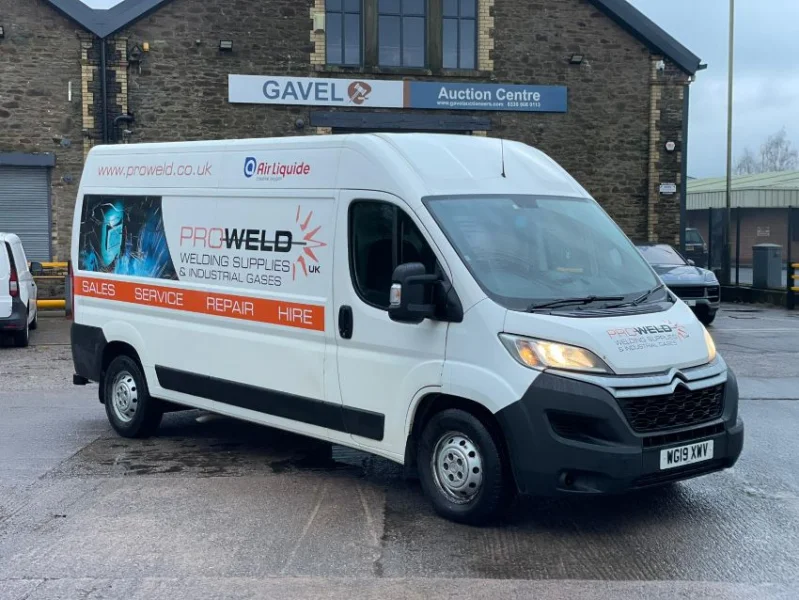 Gavel Auctioneers Ltd - 2019 Citroen Relay Enterprise Panel Van Auction - Auction Image 1