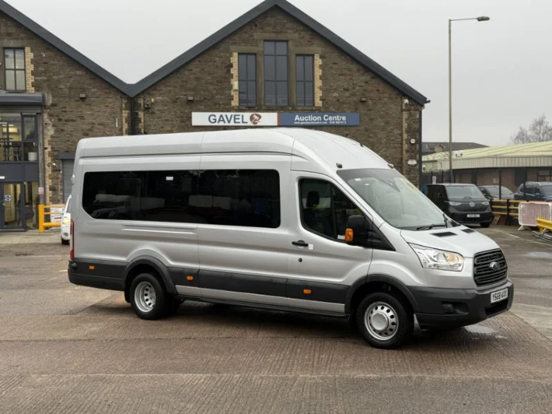 Gavel Auctioneers Ltd - Unreserved Online Auction - 2018 Ford Transit 460 HDT Trend 17-Seater Minibus - Auction Image 1