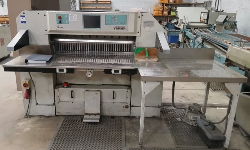Eddisons - Stockport - Assets of an Established Print Finishing Company – Muller Martini Bravo S Stitching Line, Schneider Senator Guillotine, MBO Folders, Toyota Forklift, etc available at Auction - Auction Image 3