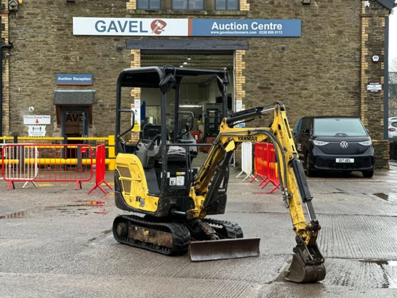 Gavel Auctioneers Ltd - Stolen Recovered 2019 Yanmar SV16 Mini Excavator Auction - Auction Image 1
