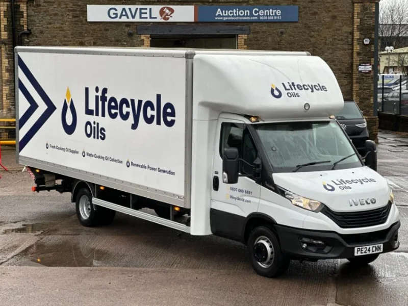 Gavel Auctioneers Ltd - Unreserved Online Auction - 2024 Iveco Daily 70C18B Long Wheel Base 7.5T Box Van - Auction Image 1