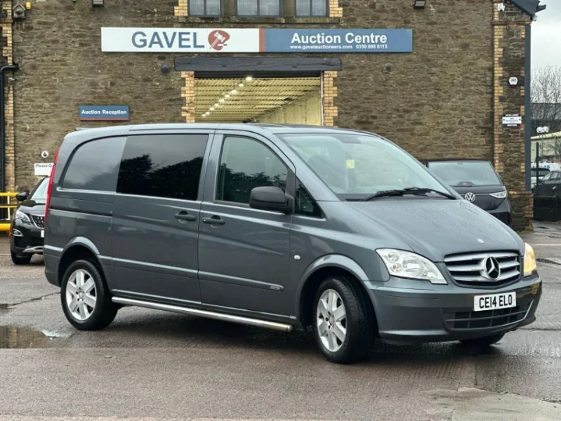 Gavel Auctioneers Ltd - Unreserved Online Auction - 2014 Mercedes-Benz Vito 116 CDI Dualiner Panel Van - Auction Image 1