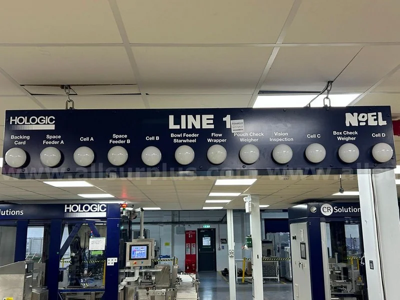 AllSurplus - Hologic - BioPharma Specimen Collection Kit Packaging Lines available at Auction - Auction Image 1