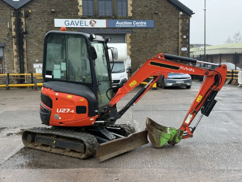 Gavel Auctioneers Ltd - Salvage 2023 Kubota U27-4 Excavator Auction - Auction Image 1