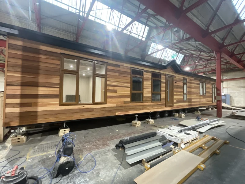 BPI Auctions - 60ft x 20ft Cedar Clad Luxury Home Auction - Auction Image 1