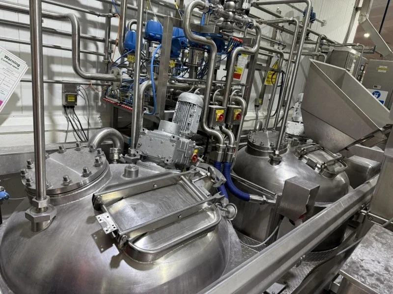 Food Machinery 2000 Limited - Complete Sauces Cooking and Retort Line available at Auction - Auction Image 1