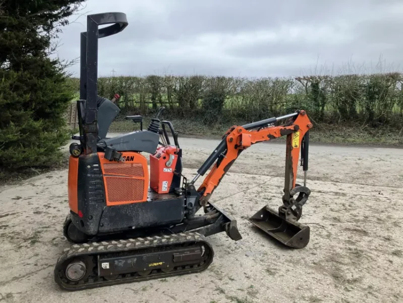 Gavel Auctioneers Ltd - Stolen Recovered 2020 Doosan DX10Z Excavator at Auction - Auction Image 1