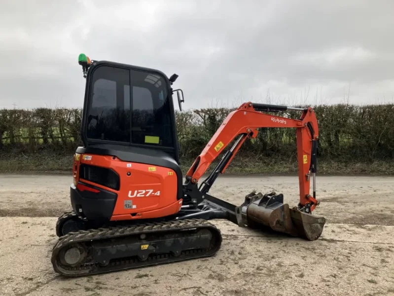 Gavel Auctioneers Ltd - Stolen & Recovered 2023 Kubota U27-4 GL KUK c/w Hitch & 3 Buckets at Auction - Auction Image 1