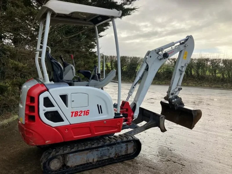 Gavel Auctioneers Ltd - Stolen & Recovered 2021 Takeuchi TB216 Excavator available at Auction - Auction Image 1