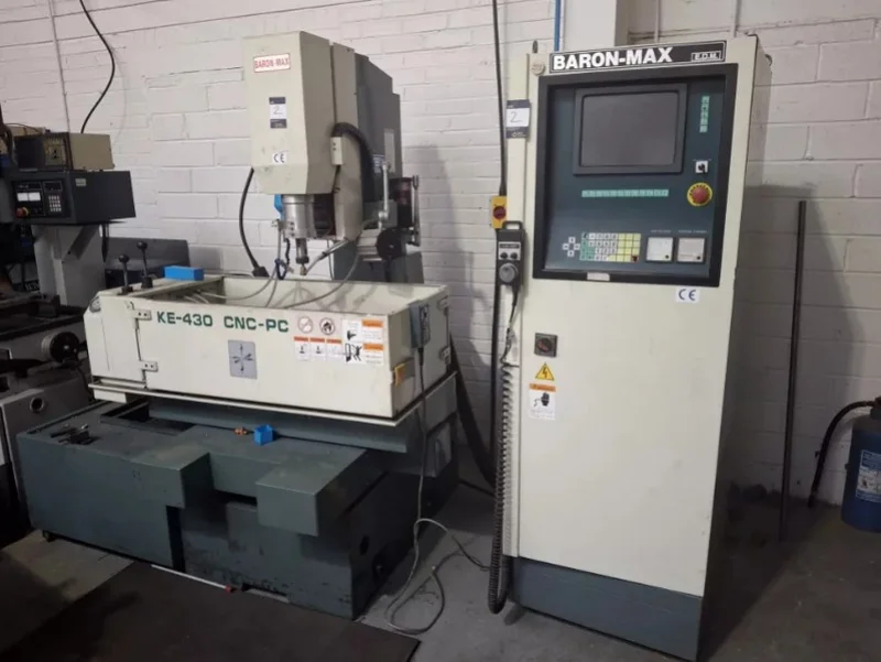 BTG Eddisons - Stockport - Contents of Precision Engineering Company Auction Including Haas Machining Centre, EDM Machines, Milling Machines, Lathe, Compressors, Fork Lift Truck, Jack Legged Site Cabin etc - Auction Image 3