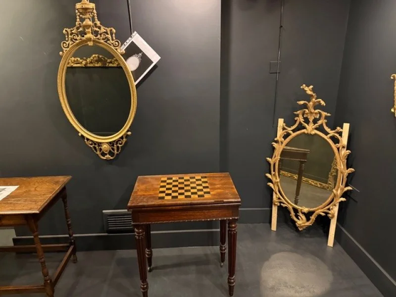 G J Wisdom & Co - Collection of Rare 18th Century Mirrors & Antique Furniture available at Auction - Auction Image 6