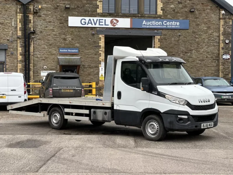 Gavel Auctioneers Ltd - 2016 Iveco Daily 35S11 Carrier Bed Recovery Truck Auction - Auction Image 1