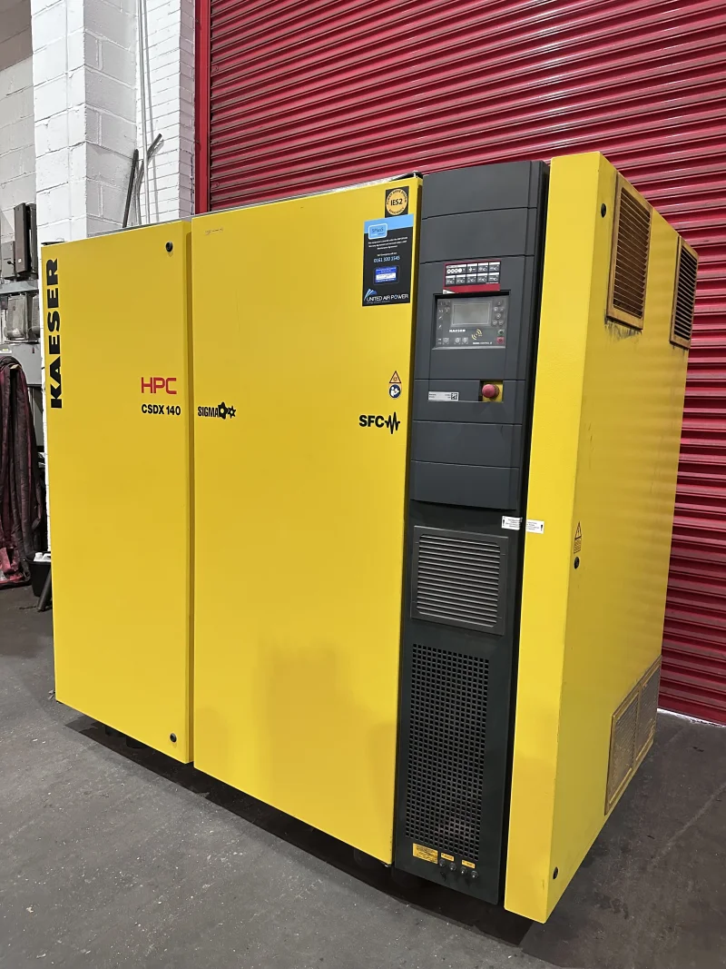 Cottrill & Co - 2022 HPC Kaeser CSDX 140 SFC Sigma Rotary Screw Air Compressor Auction - Auction Image 1