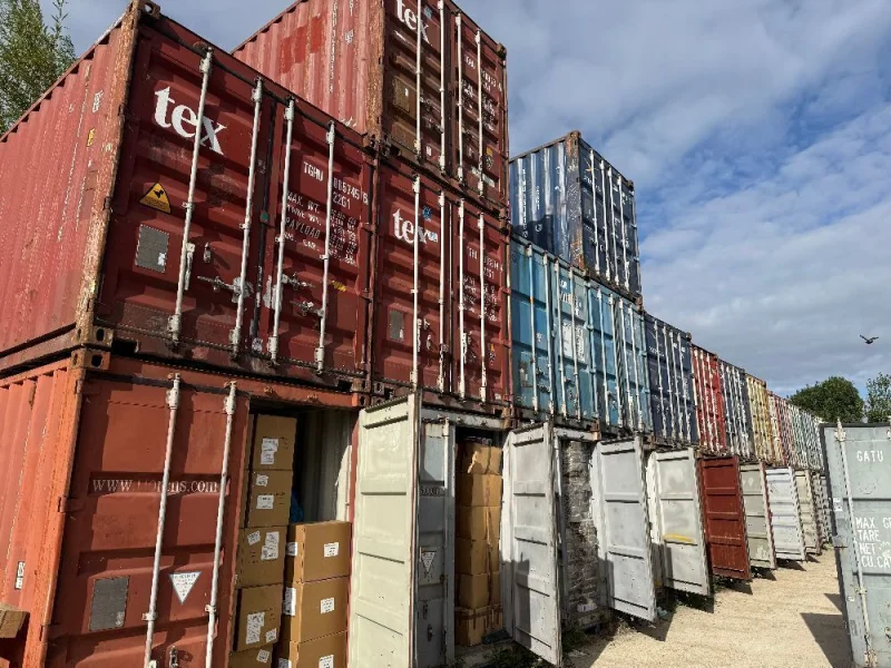 G J Wisdom & Co - For Sale by Tender - Huge Quantity of Retail Stock and 64 x 20ft Shipping Containers - Auction Image 2