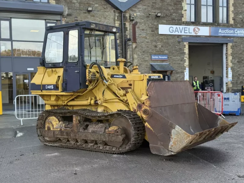 Gavel Auctioneers Ltd - 2 No. Komatsu D41S Crawler Loaders at Auction - Auction Image 1