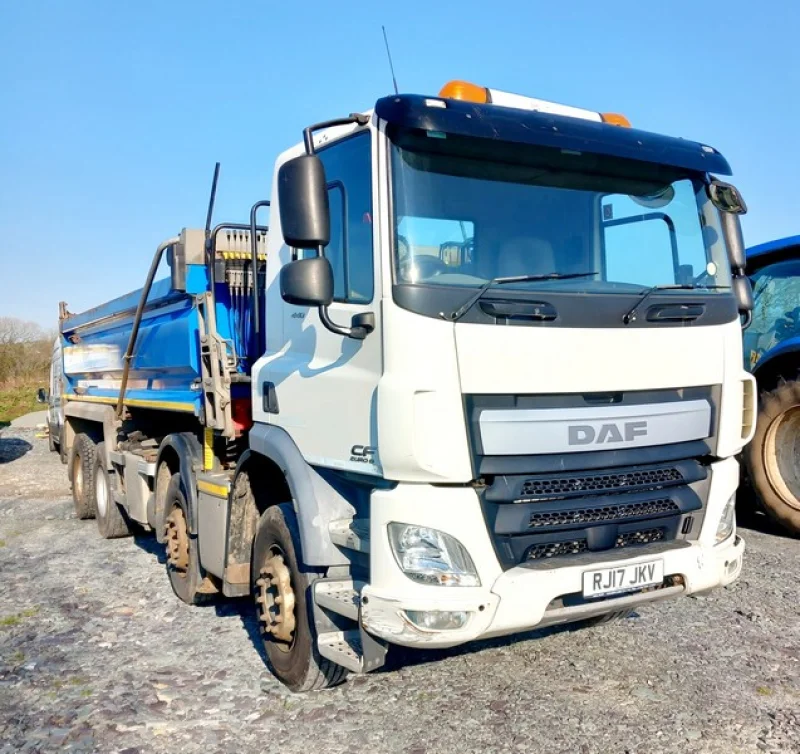 BTG Eddisons - Stockport - Assets of a North Wales Civil Engineering Contractors to include DAF CF440 Grab/Tipper Wagon, DAF CF75.310 Hot Box, Volvo FM12 Skip Loader, Transit Vans & More at Auction - Auction Image 1