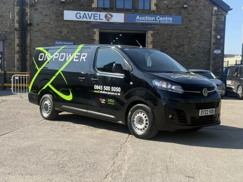 Gavel Auctioneers Ltd - Unreserved Online Auction - 2022 Vauxhall Vivaro Panel Van - Auction Image 1