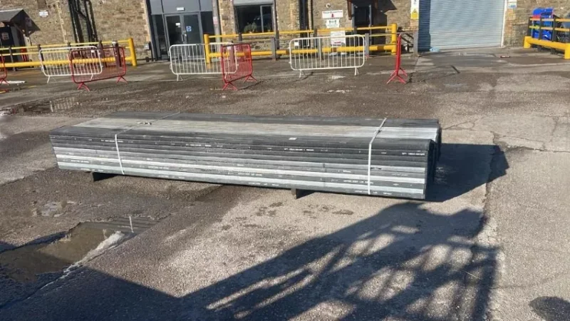 Gavel Auctioneers Ltd - Unreserved Online Auction - 24no. Stacks of Composite Scaffolding Boards - Auction Image 1