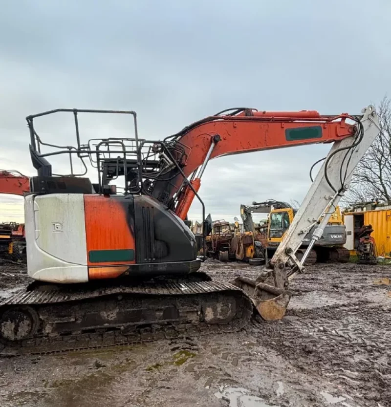 Gavel Auctioneers Ltd - Fire Damaged 2018 Hitachi ZX135US-6 Excavator - Online Auction - Auction Image 1