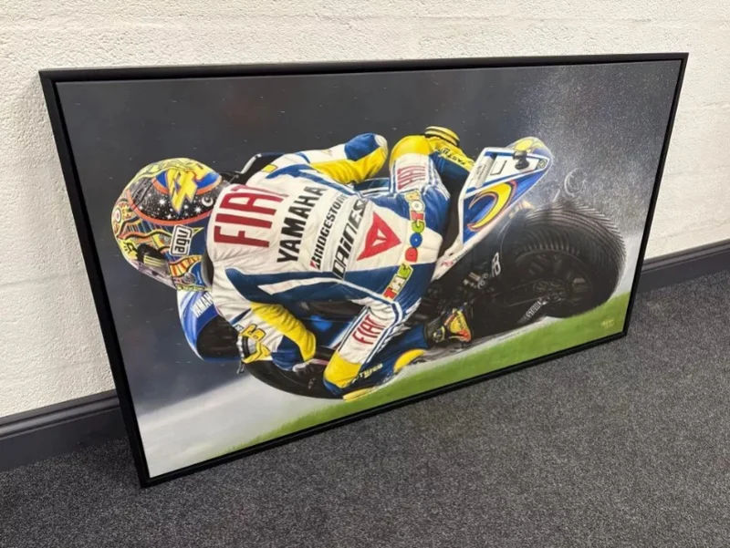 Gavel Auctioneers Ltd - 5no. Limited Edition Printed Canvas Motorcycle Art Pieces available at Auction - Auction Image 3